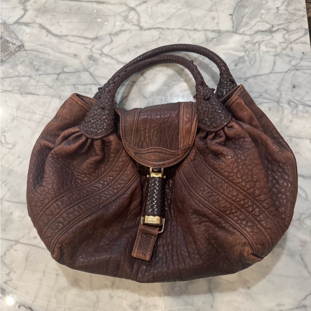 Fendi Brown spy Hobo Bag